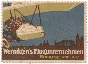 Briefmarke Bruno Werntgen Bonn-Hangelar