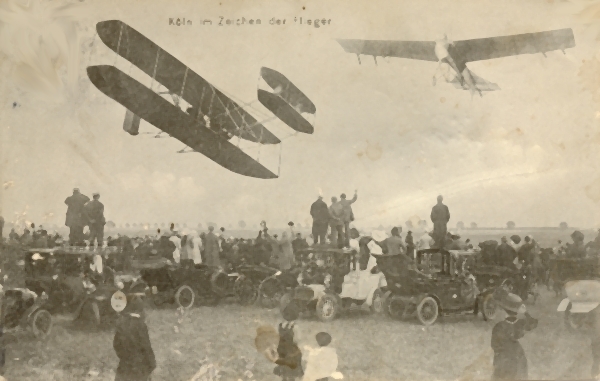 "Flugtag zu Cöln" - 1912 - erster Flugtag auf dem Butzweilerhof
