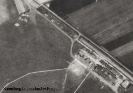 Luftbild 1944 Flughafen Kln Butzweilerhof