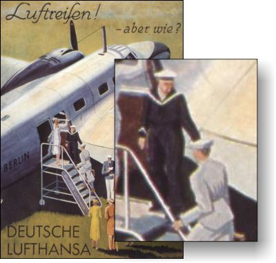 Luftboys Lufthansa Matrosenanzug