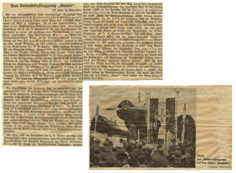 Kölnische Zeitung 17.November 1937