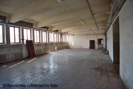 Werkstatt an der Halle 1 des Flughafen Köln Butzweilerhof