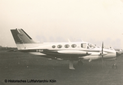 D-IBAK Cessna 421 - Sternflug "Luftschlacht um England" 1969 Butzweilerhof