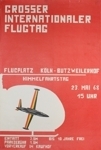 1968 Plakat Groer internationaler Flugtag auf dem Flugplatz Kln Butzweilerhof