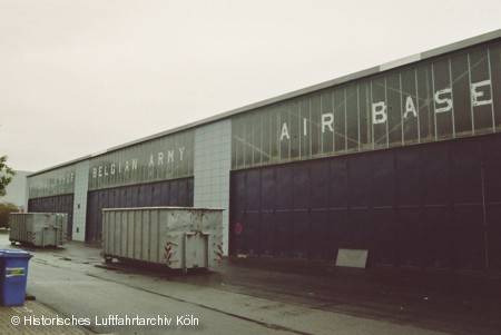 Flugzeughalle der Belgier auf dem Butzweilerhof