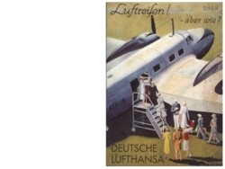 Wallpaper Werbeplakat Luftreise