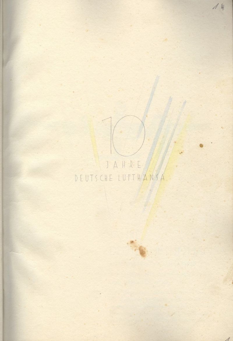 Jahrbuch der Lufthansa 1926 - 1936