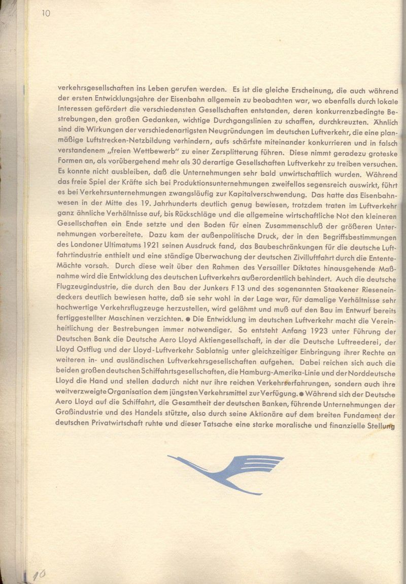 Jahrbuch der Lufthansa 1926 - 1936