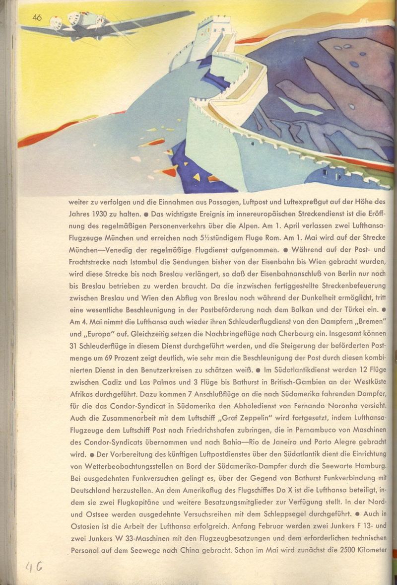 Jahrbuch der Lufthansa 1926 - 1936