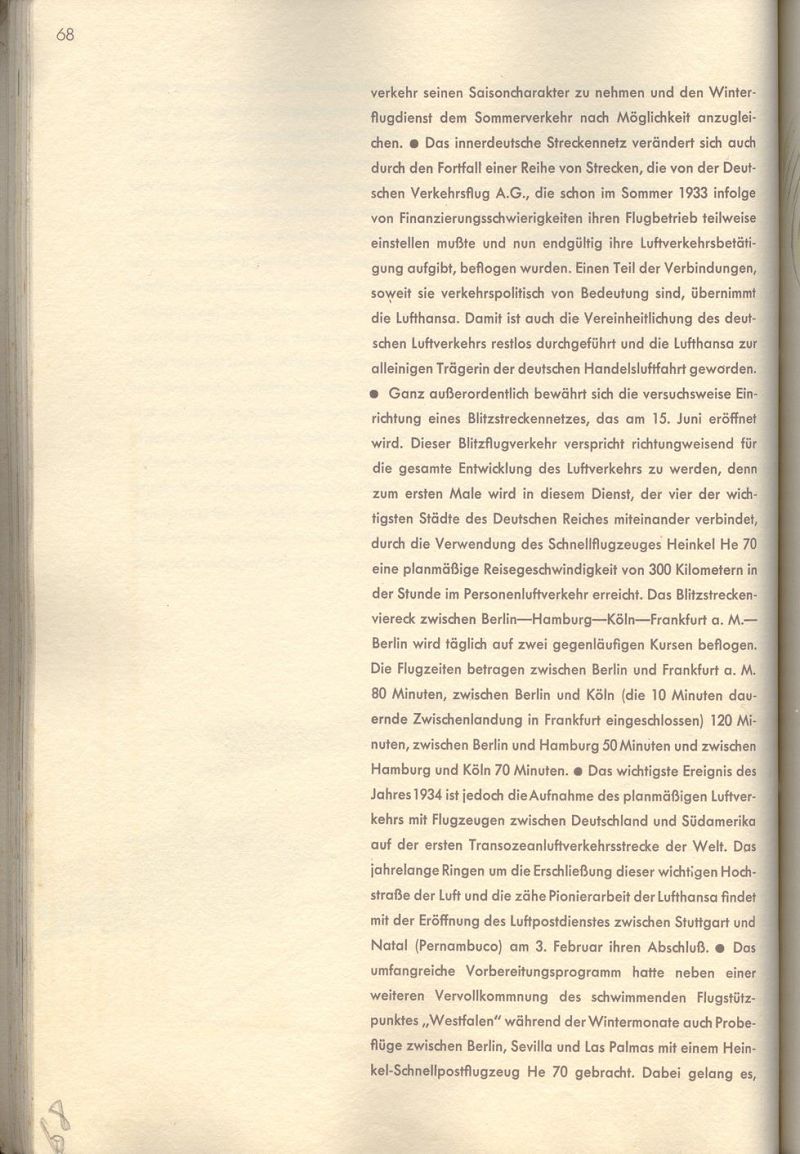 Jahrbuch der Lufthansa 1926 - 1936